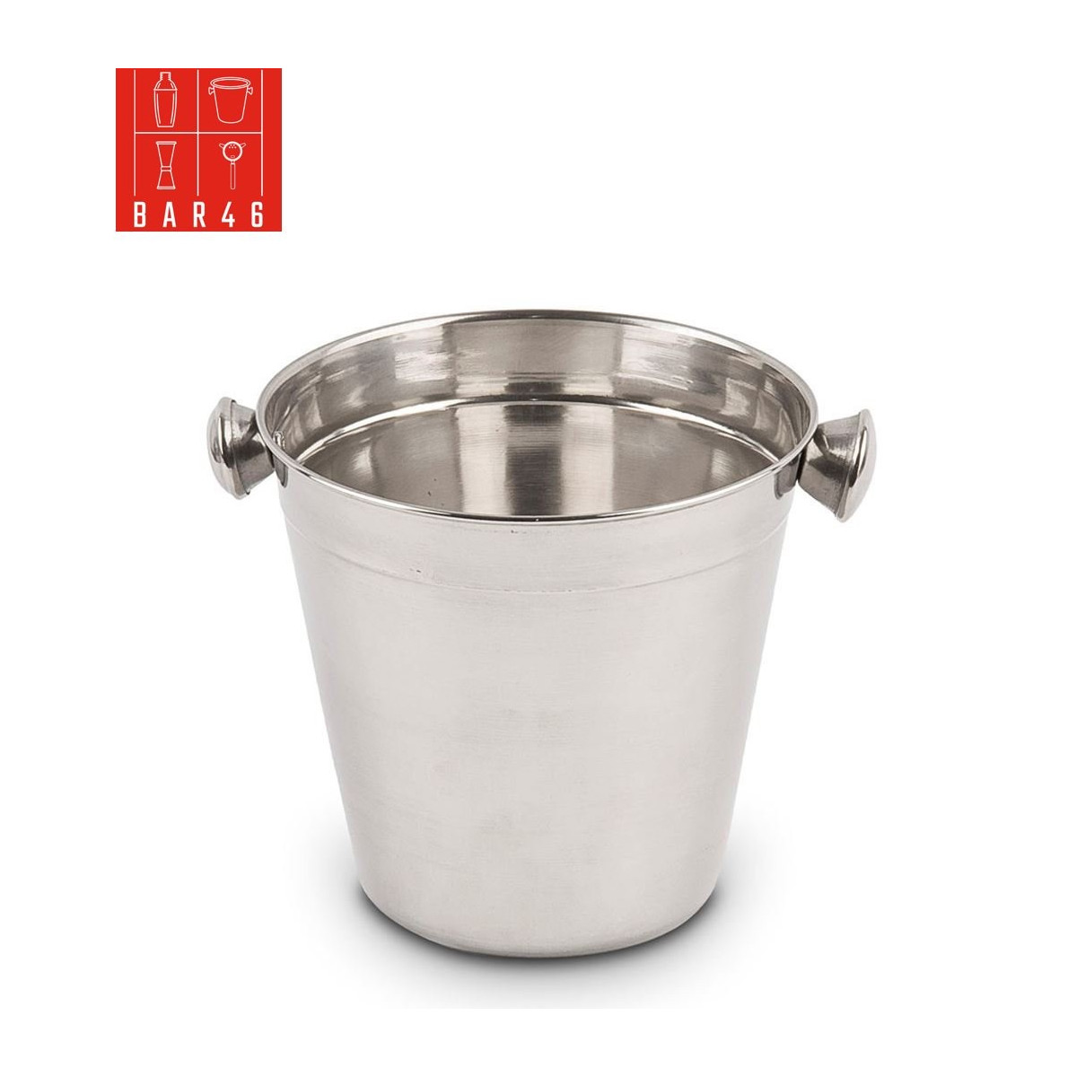 Stainless Steel Ice Bucket 1.5L with Knobs | Bar46 Bar Tools