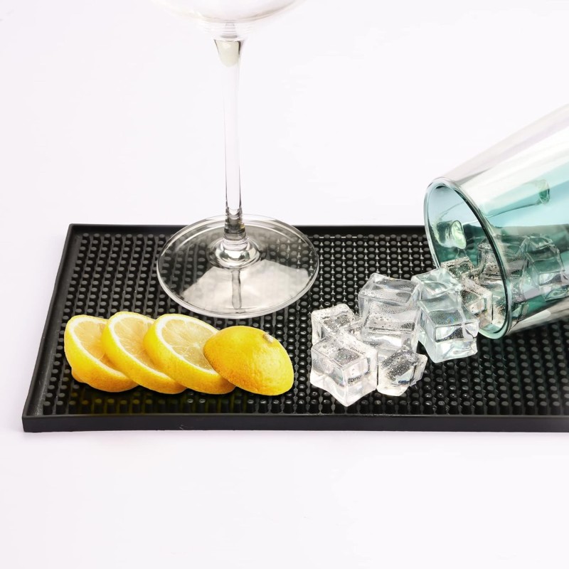 Shaker Bar Mat 30x15 cm – Non-Slip Rubber | Bar46 Brand