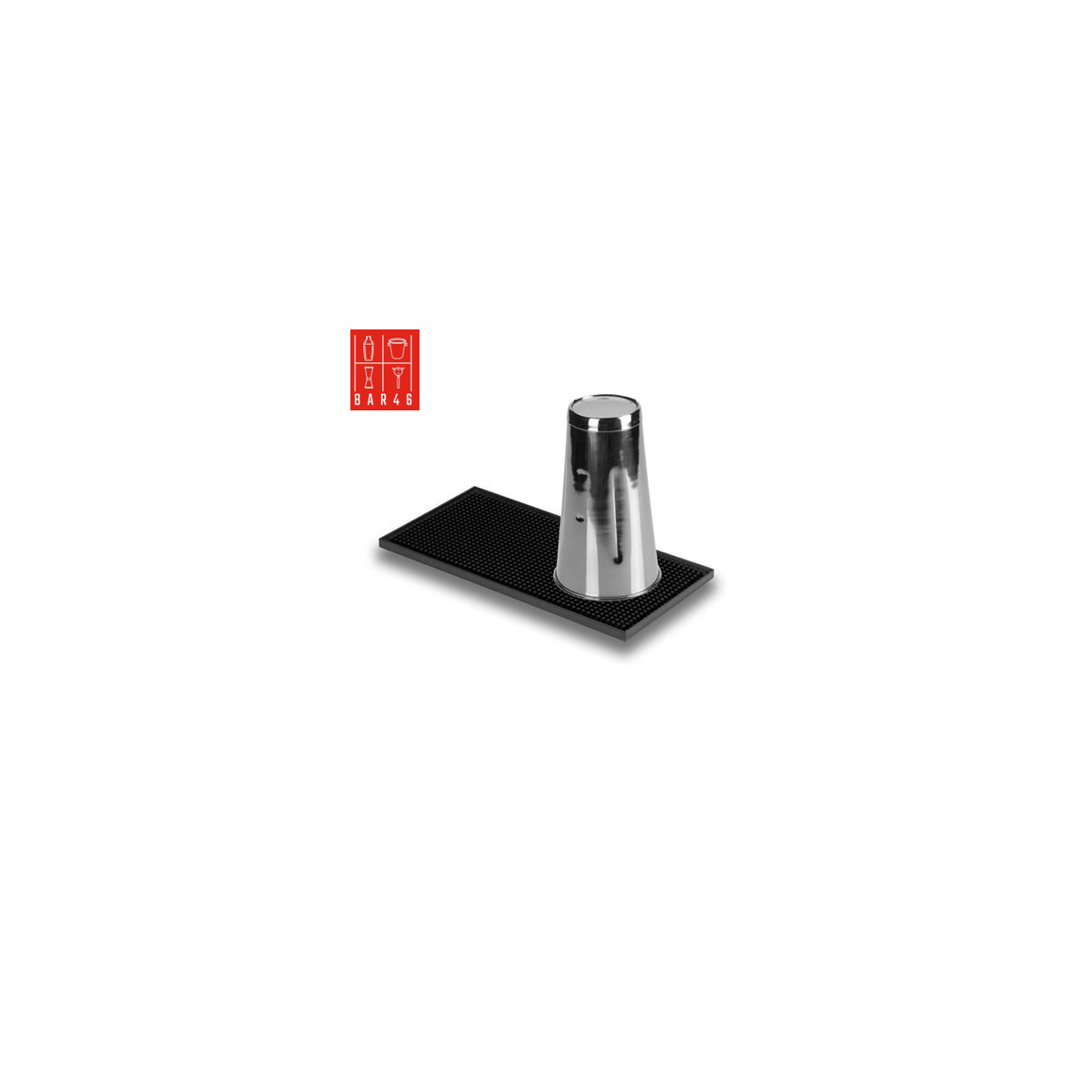 Shaker Bar Mat 30x15 cm – Non-Slip Rubber | Bar46 Brand