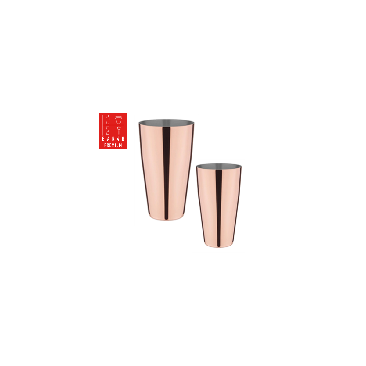 Copper-Plated Boston Shaker Set 600ml/800ml – Bar46 Brand Vendôme