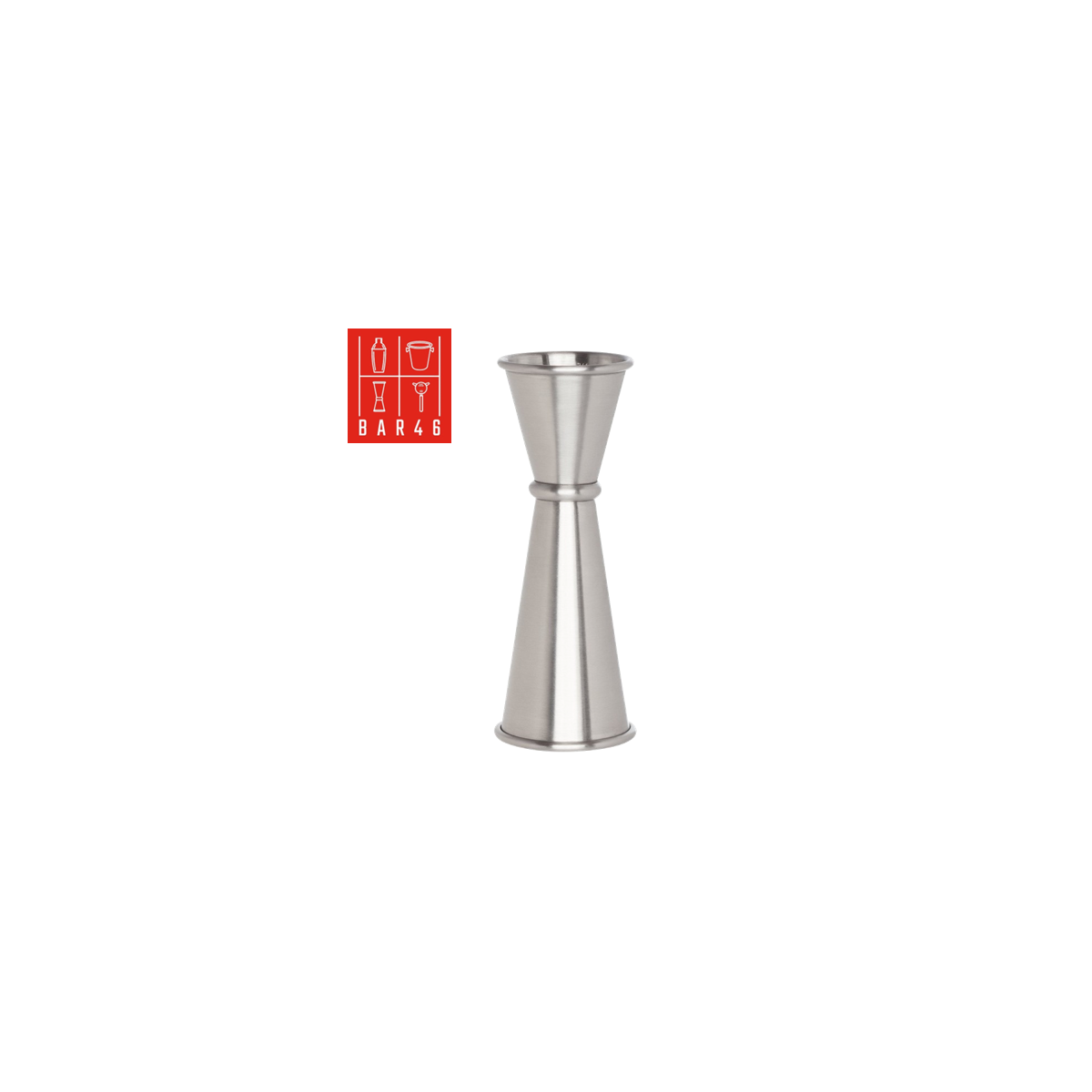 Japanese Jigger 30ml/60ml Stainless Steel | Bar46 Brand Cocktail Measuring Tool
