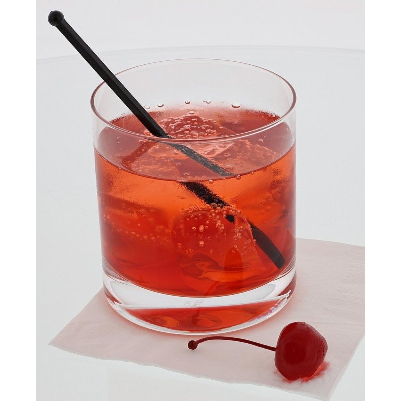 Black Ball End Plastic Stirrer 15cm – 1000pcs Bulk Pack | Bar46 Brand