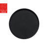 Fiberglass Non-Slip Tray 35cm – Black Round Service Tray