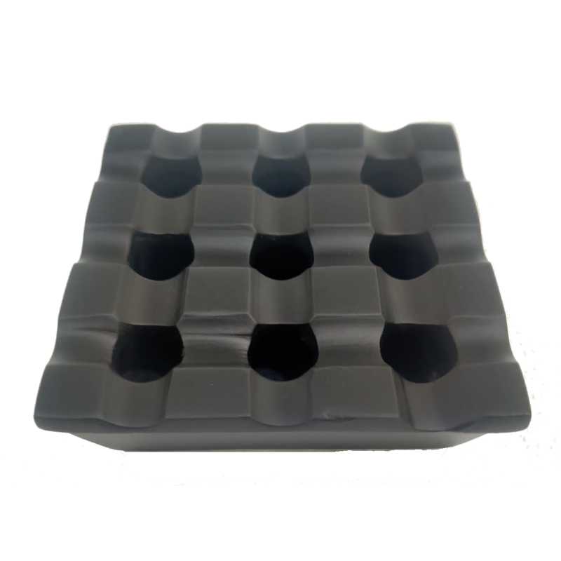 Black Aluminium Windproof Ashtray – Large, Heavy, Outdoor Ashtray | Bar46 Brand