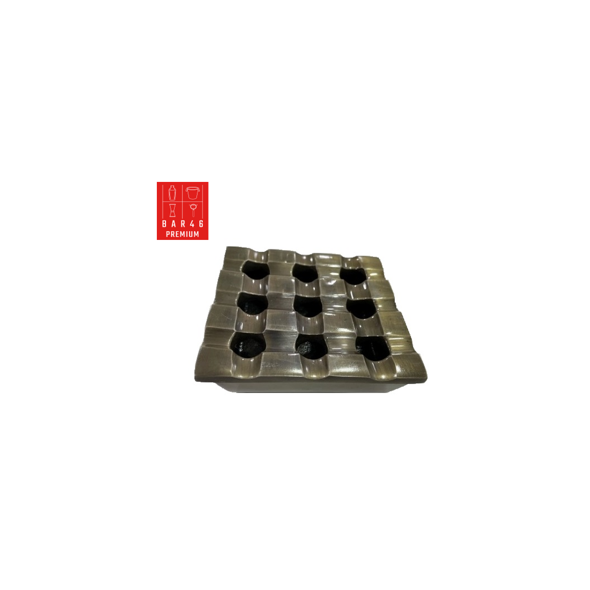 Antique Windproof Aluminium Ashtray | Bar46 Brand