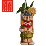 Moko Kali Ceramic Tiki Mug 450ml – Bar46 Brand Cocktail Mug
