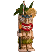 Moko Kali Ceramic Tiki Mug 450ml – Bar46 Brand Cocktail Mug