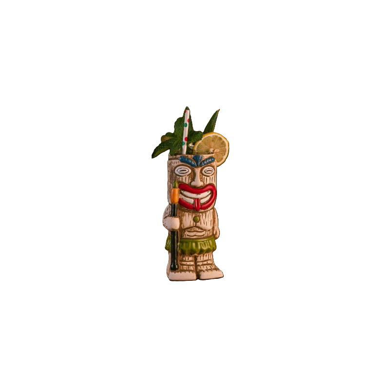 Moko Kali Ceramic Tiki Mug 450ml – Bar46 Brand Cocktail Mug