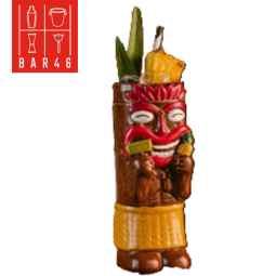 Moai Luki Ceramic Tiki Mug 450ml – Bar46 Brand | Exotic Cocktail Drinkware