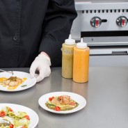 Squeeze Bottle 8 oz – Professional Condiment Dispenser | Bar46 Brand