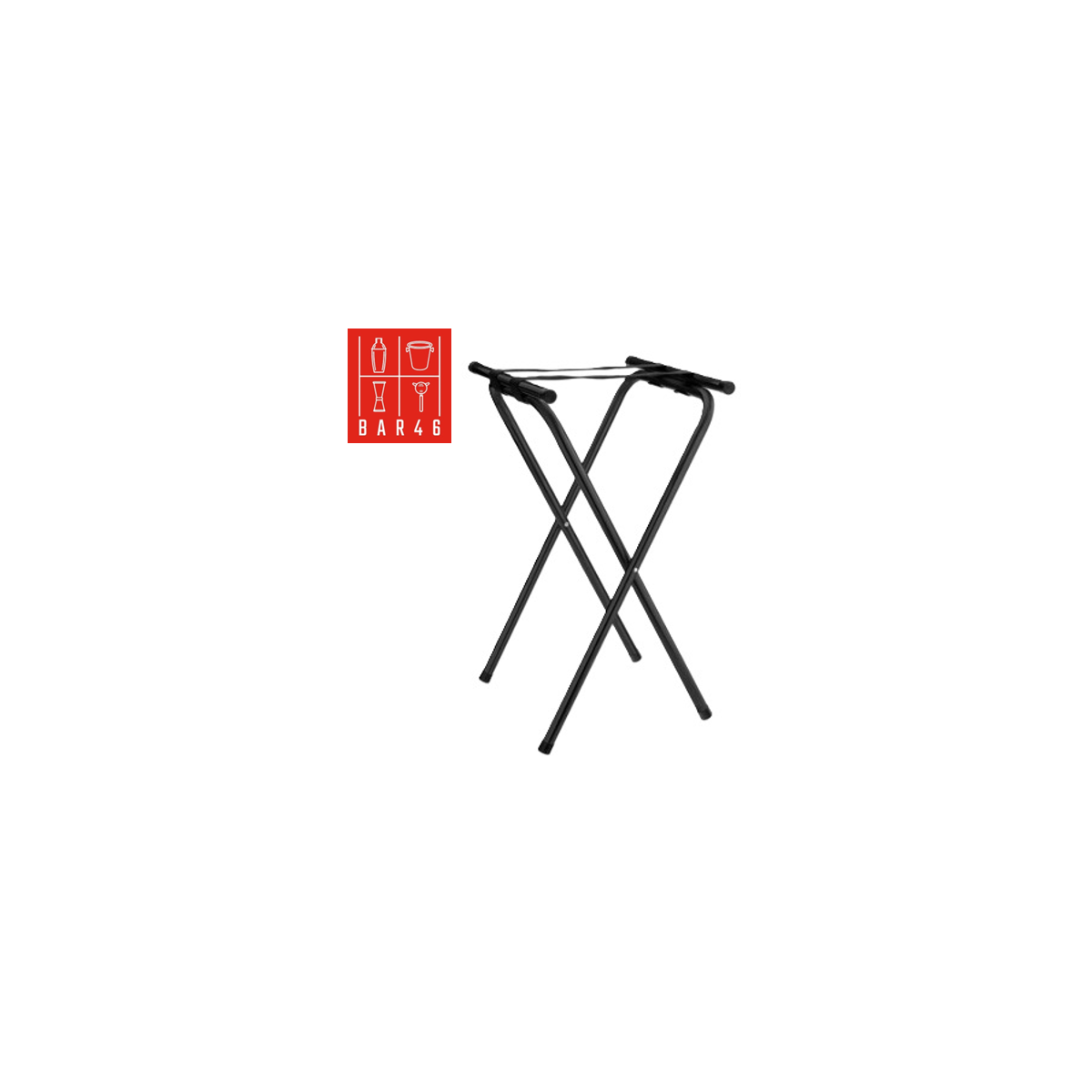 Black Folding Tray Stand – Bar Tray Holder | Bar46 Brand