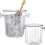 Clear Ice Bucket – 3.6L Wine & Champagne Cooler | Polycarbonate