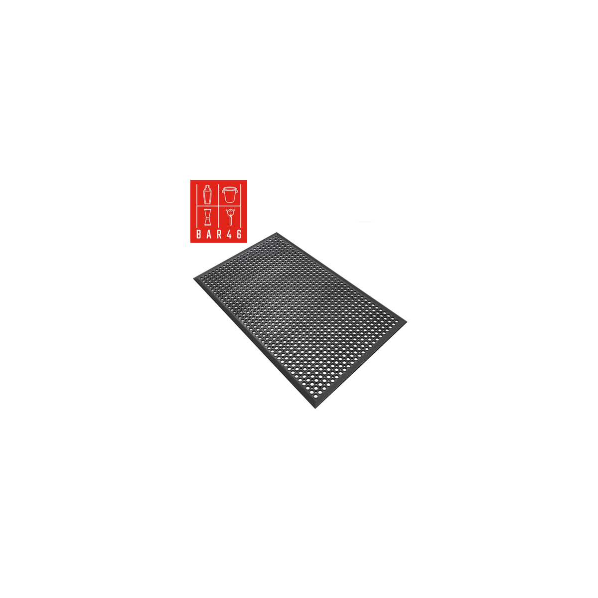 Anti-Fatigue Rubber Floor Mat 90x150 cm – Bar46 Heavy Duty Mat