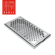 Stainless Steel Countertop Drip Tray 30×15 cm | Bar46 Bar Accessories