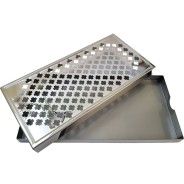 Stainless Steel Countertop Drip Tray 30×15 cm | Bar46 Bar Accessories