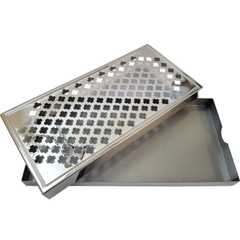 Stainless Steel Countertop Drip Tray 30×15 cm | Bar46 Bar Accessories