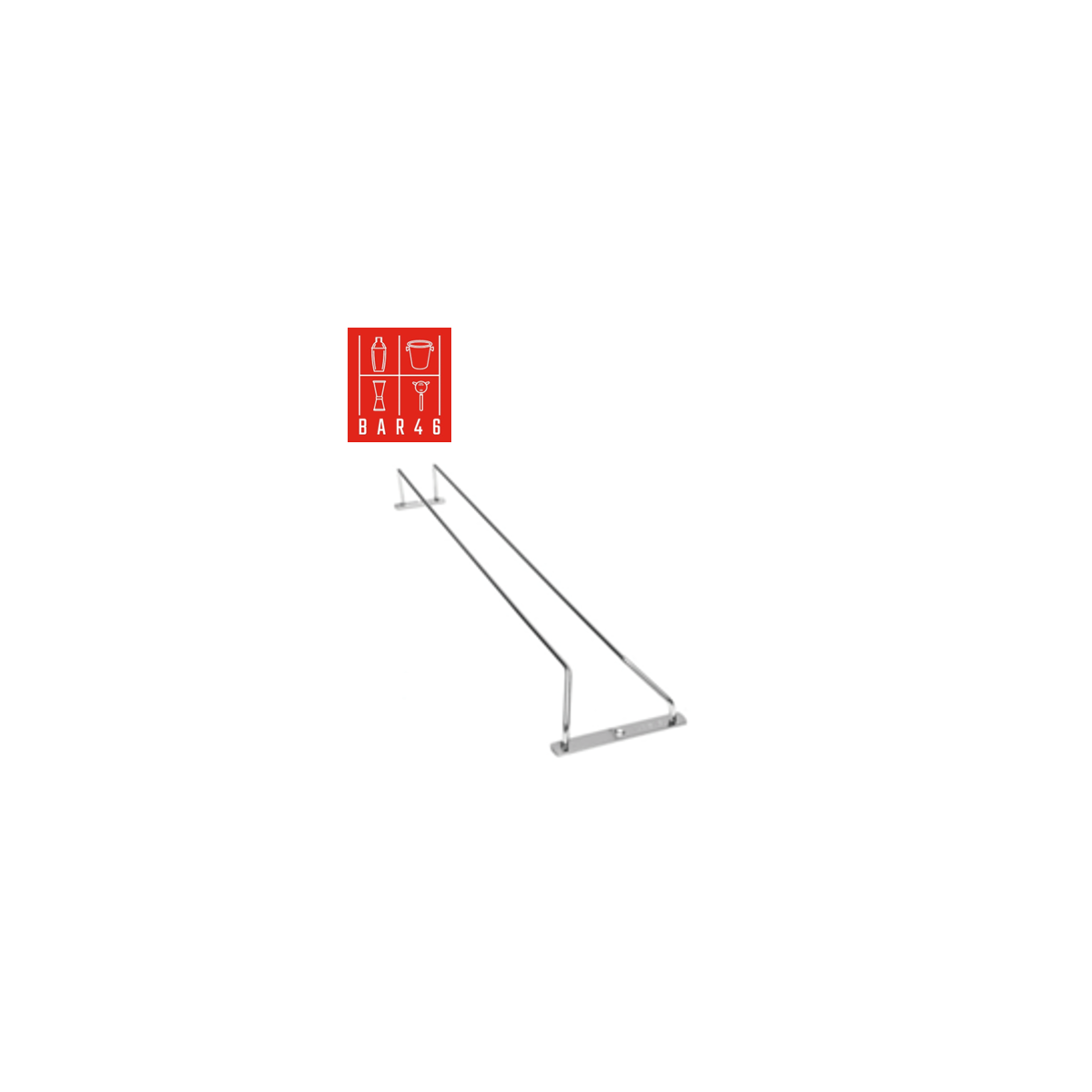Stainless Steel Glass Hanger Rail 35cm – Bar46 Brand