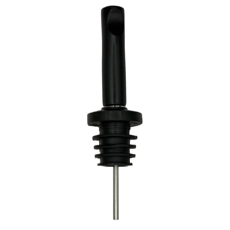 Pack of 6 Stainless Steel Liquor Pourers with Dust Caps – Bar46 Brand