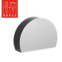 Stainless Steel Half Moon Napkin Holder – 12cm | Modern Tabletop Display