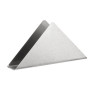Stainless Steel Triangle Napkin Holder – 13.5cm | Premium Tabletop Display