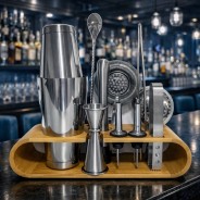 Set – Bar46 Brand Vendôme Premium Stainless Steel Mixology Bartender 11 Pieces Set