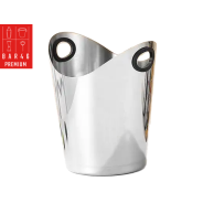 Set – Tulip Stand + Two Handle Ice Bucket (4.2 L, Stainless Steel)