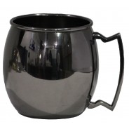 Moscow Mule Mug with Black Mirror Finish | Bar46 Brand