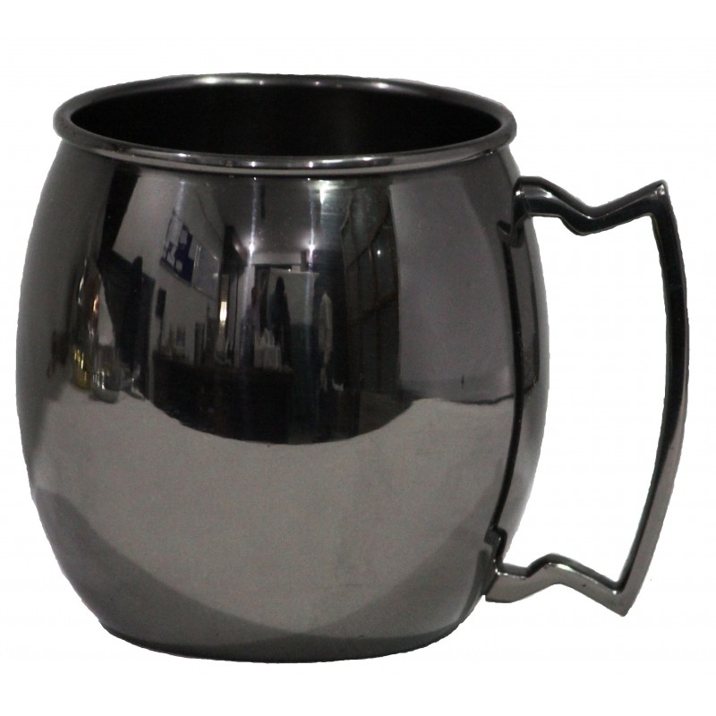 Moscow Mule Mug with Black Mirror Finish | Bar46 Brand
