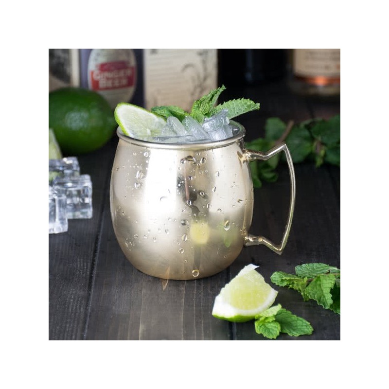 Stainless Steel Moscow Mule Mug 15oz | Bar46 Brand Tools