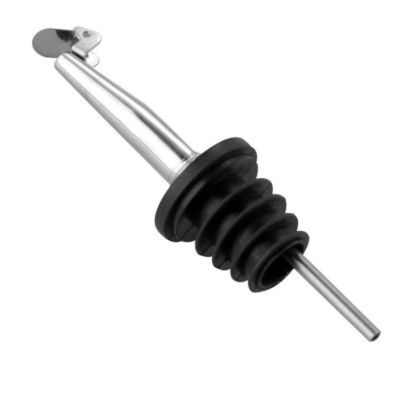 Stainless Steel Liquor Pourer with Flip Cap | Bar46 Brand