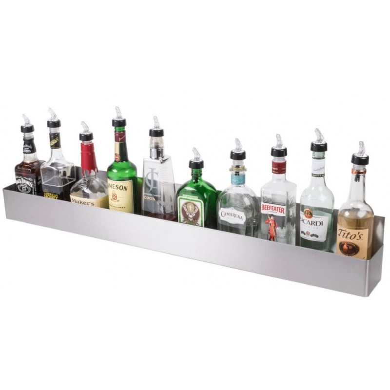 Stainless Steel Single Tier Speed Rail 8 bottles, (33"/85cm)