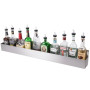 Stainless Steel Single Tier Speed Rail 8 bottles, (33"/85cm)