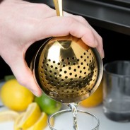 Café de Paris, Gold Plated, Julep Strainer