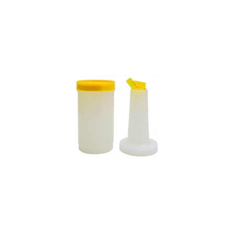 Store ’N Pour Bottle 1L – Yellow Spout – Bar46 Brand