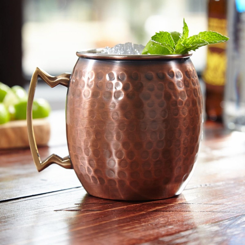 Antique Copper Moscow Mule Mug – Bar46 Brand | Middle East Bar Tools