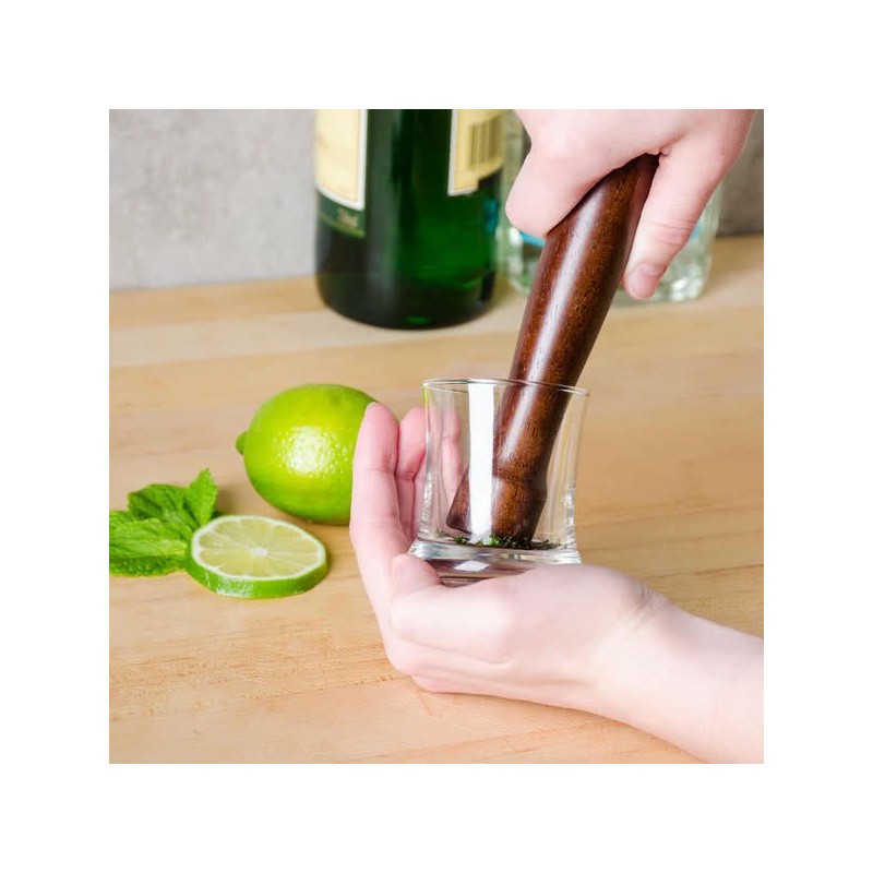 Wooden Muddler 8” / 20 cm – Classic Bar Tool for Cocktails | Bar46 Professional Barware Brand