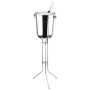 Bar46 Brand Foldable Stand + Champagne Bucket Set (Stainless Steel, 6 L)