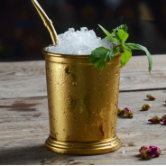 Gold Rose Plated Julep Cup 14oz | Bar46 Bar Tools Brand