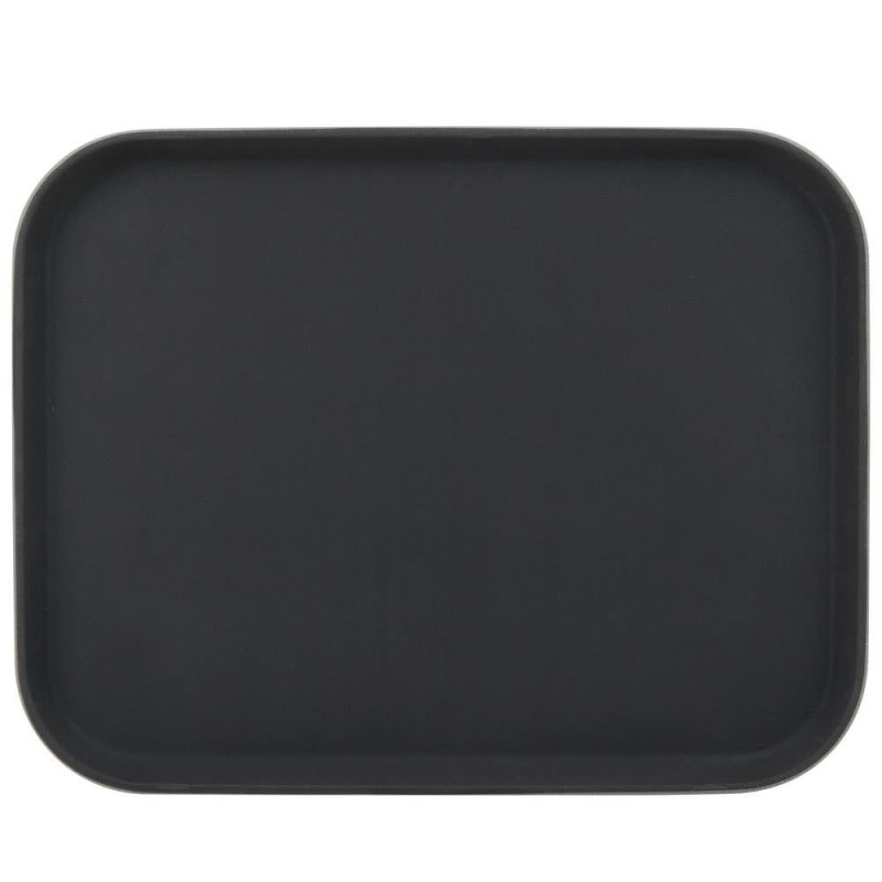 Black Rectangular Non-Slip Tray 35x45cm | Bar46 Brand