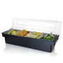 Bar Condiment & Garnish Dispenser 4 Sections | Bar46 Brand