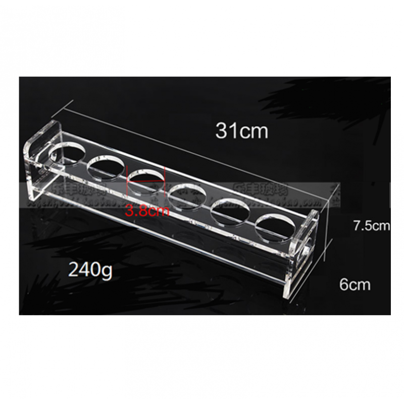 Acrylic 6 Shot Glasses Tray – Bar Serving Tool | Bar46