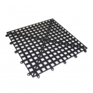 Black Interlocking Bar Mat 31x31cm– Professional Rubber Surface Mat
