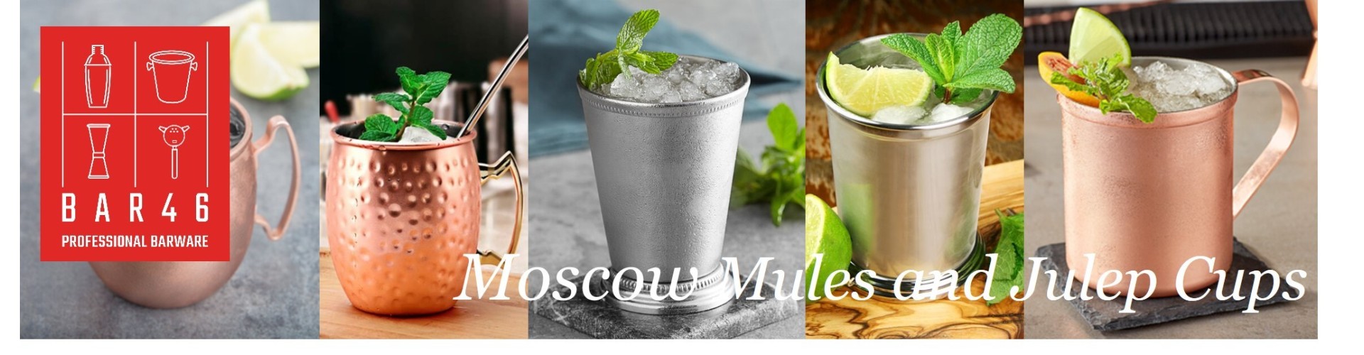 Moscow Mule and Julep Cups